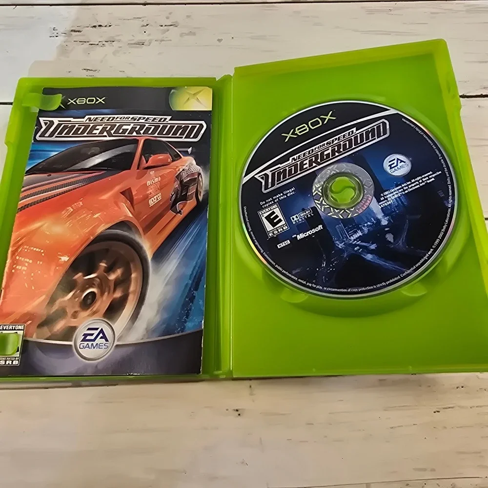 Need for Speed Underground Microsoft Xbox Original 2003 EA Games Racing CIB